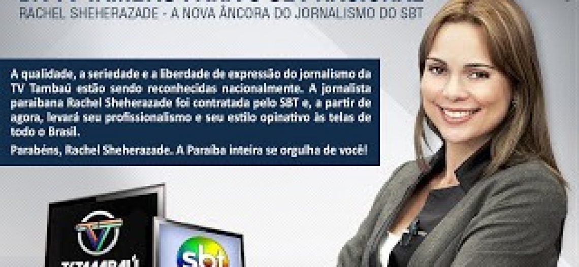 Entrevista a jornalista Rachel Sheherazade