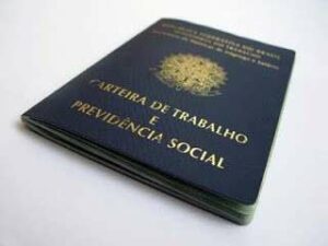 carteira de trabalho para registro profissional de sociólogo