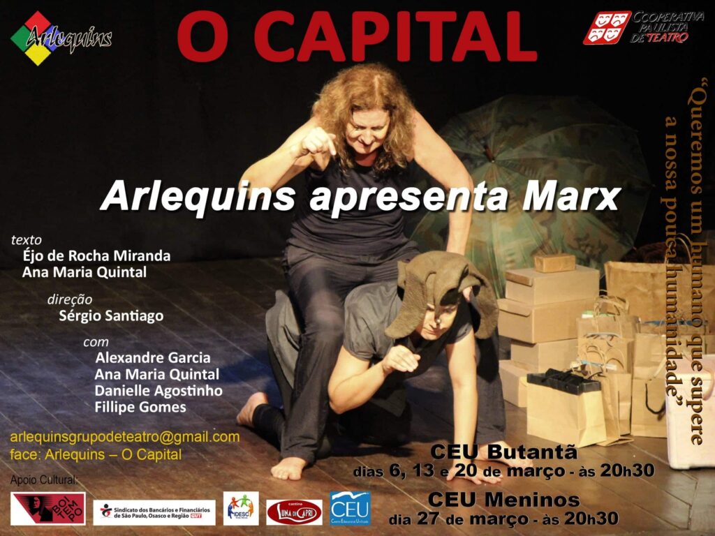Obra "O Capital", de Marx, é apresentado em espetáculo teatral 5 flyer CEU Butanta Meninos 1