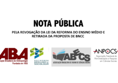 Entidades lançam nota pública solicitando revogação da Reforma do Ensino Médio e pela retirada da proposta da BNCC