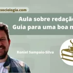 Aula sobre redação guia para uma boa nota