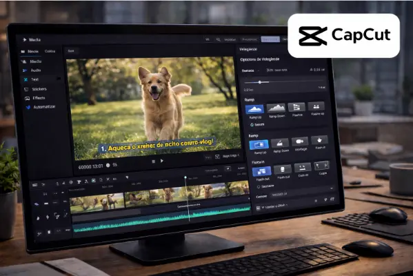 Vídeos de Música Mais Fáceis de Assistir e Compartilhar: Por Que Legendar e Reduzir o Tamanho Faz Diferença 4 cap cut dog