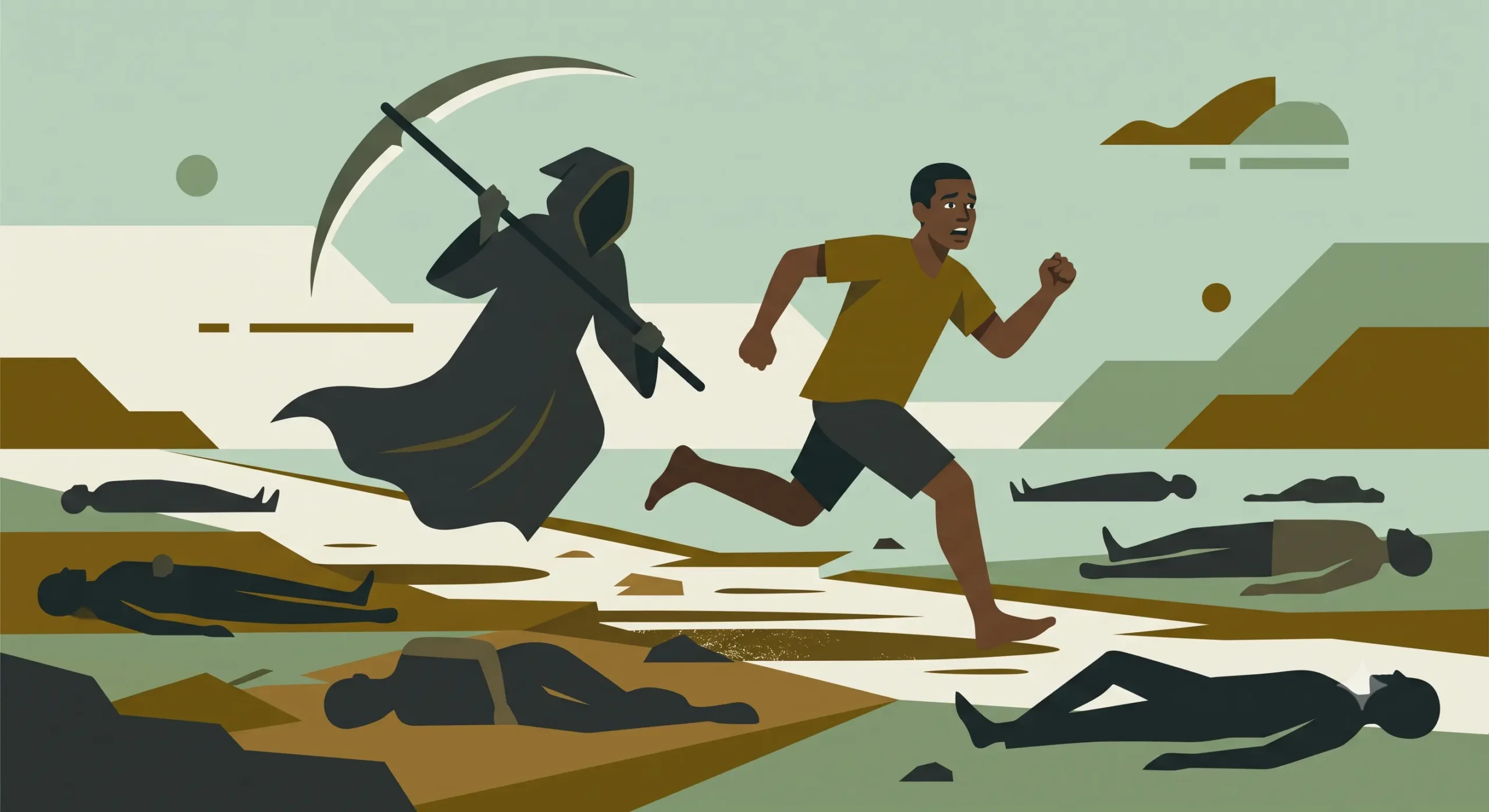o que é necropolítica: ilustração conceitual do poder sobre a vida e a morte
