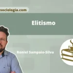 elitismo — pirâmide social com figuras em posições hierárquicas distintas