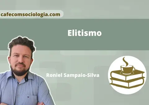 elitismo — pirâmide social com figuras em posições hierárquicas distintas