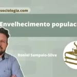 Envelhecimento populacional no Brasil representado por pirâmide etária e gerações de idosos