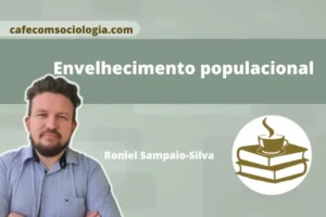 Envelhecimento populacional no Brasil representado por pirâmide etária e gerações de idosos