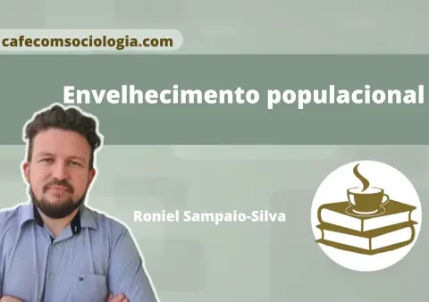 Envelhecimento populacional no Brasil representado por pirâmide etária e gerações de idosos