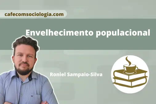Envelhecimento populacional no Brasil representado por pirâmide etária e gerações de idosos
