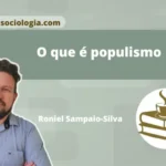 O que é populismo: ilustração de líder discursando para uma multidão, representando o conceito na Sociologia e na Ciência Política