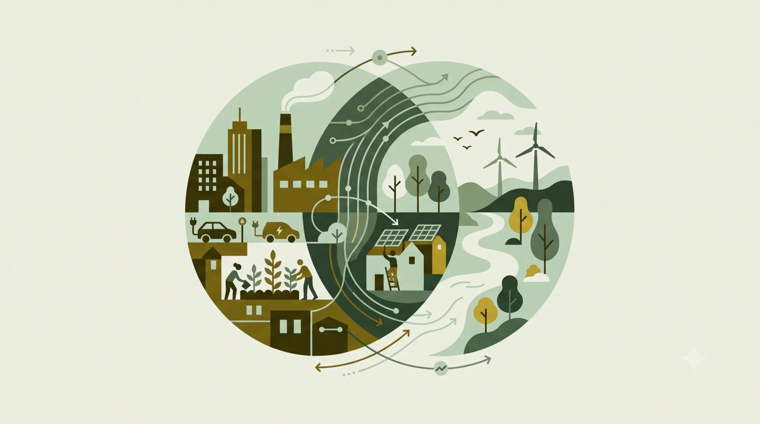 Sociologia ambiental: ilustração da relação entre sociedade e natureza