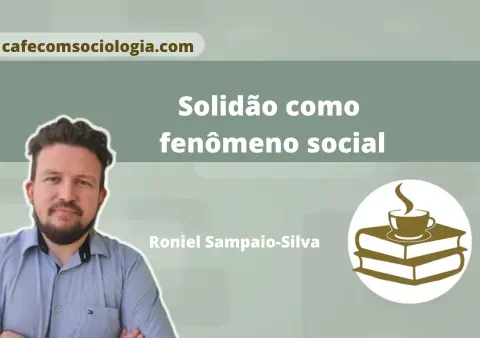 Solidão como fenômeno social: figura humana estilizada isolada em meio a uma multidão de silhuetas desconectadas