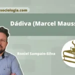 Dádiva de Marcel Mauss: ciclo de dar, receber e retribuir presentes entre pessoas em flat design