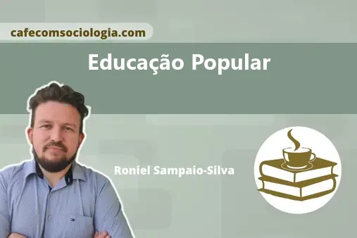 Educação Popular: Paulo Freire e outros em 6 princípios 1 Ilustração de um círculo de cultura com adultos dialogando, representando a educação popular