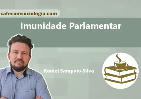 Ilustração conceitual de imunidade parlamentar com prédio do Congresso protegido por escudo simbólico