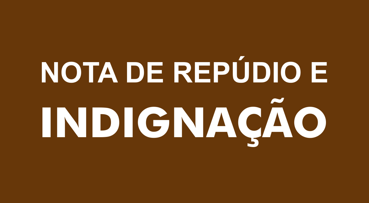 Nota de repudio e indigna o prof analise